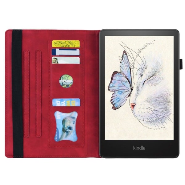 Amazon Kindle Paperwhite 5 (2021) business style PU leather flip Red