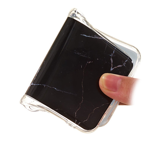 Marble Samsung Galaxy A03s Etui - Sort Black