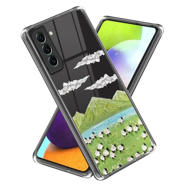 Deco Samsung Galaxy S24 Plus cover - Oliemaleri Lam Green