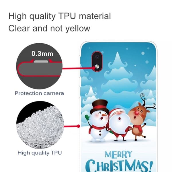 Joulu Samsung Galaxy A01 Core tapauksessa - Joulu Perhekuva White