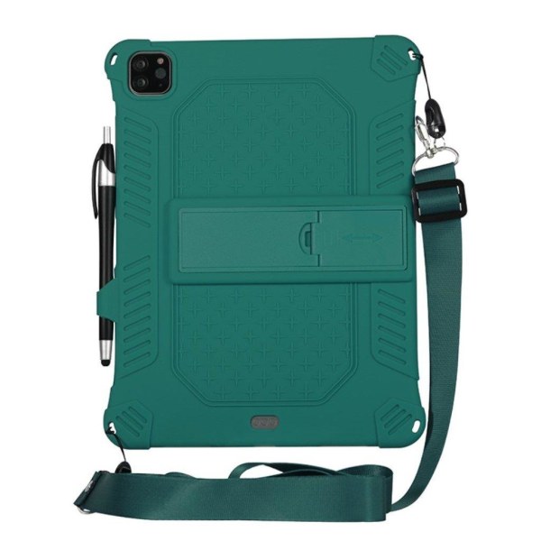 iPad Pro 11 inch (2020) / (2018) solid theme leather flip case - Grön