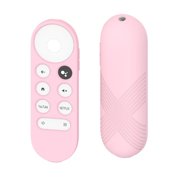 Google Chromecast 2020 TV X-stil silikonöverdrag - Rosa Rosa