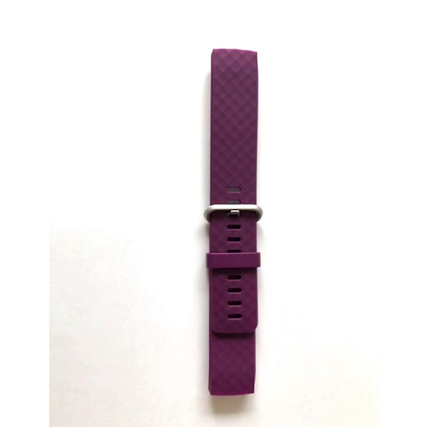 Fitbit Charge 3 mjukt klockarmband - mörklila Lila