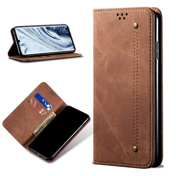 Jeans Xiaomi Mi CC9 Pro / Note 10 / 10 Pro etui - Kaffe Brown