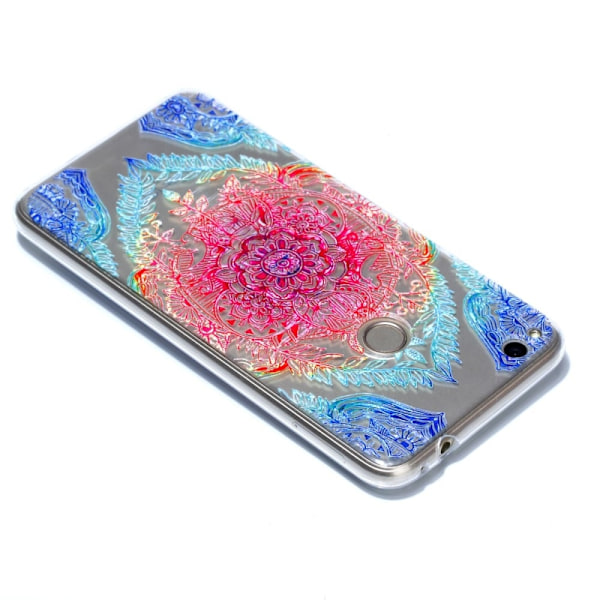 Huawei Honor 8 Lite Deksel laget av silikon - Blomst Multicolor