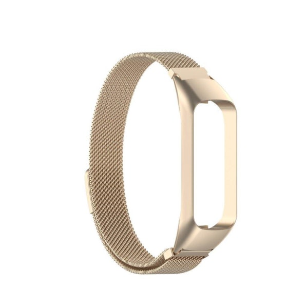 Samsung Galaxy Fit 2 stainless steel watch band - Champagne Brun