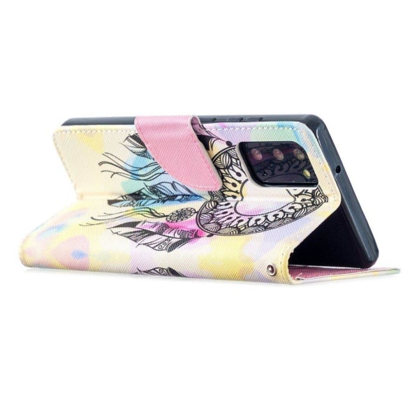 Wonderland Samsung Galaxy Note 20 Flip Etui - Drømmefanger Multicolor