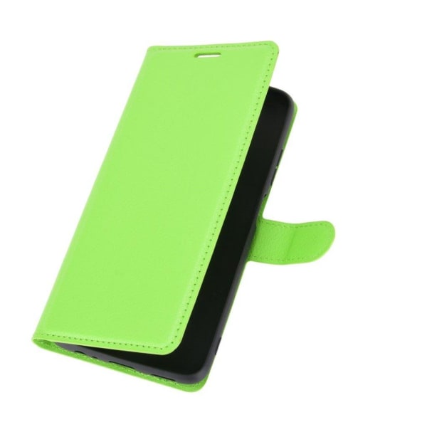 Classic Xiaomi Redmi Note 9t / Note 9 5g Flip Etui - Grøn Green