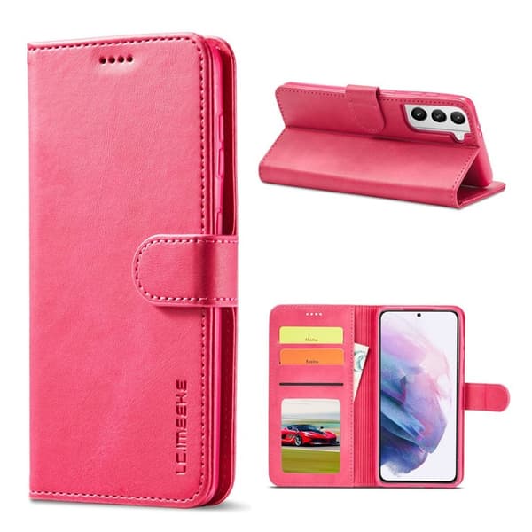 LC.Imeeke Samsung Galaxy S21 Flippetui - Rose Pink