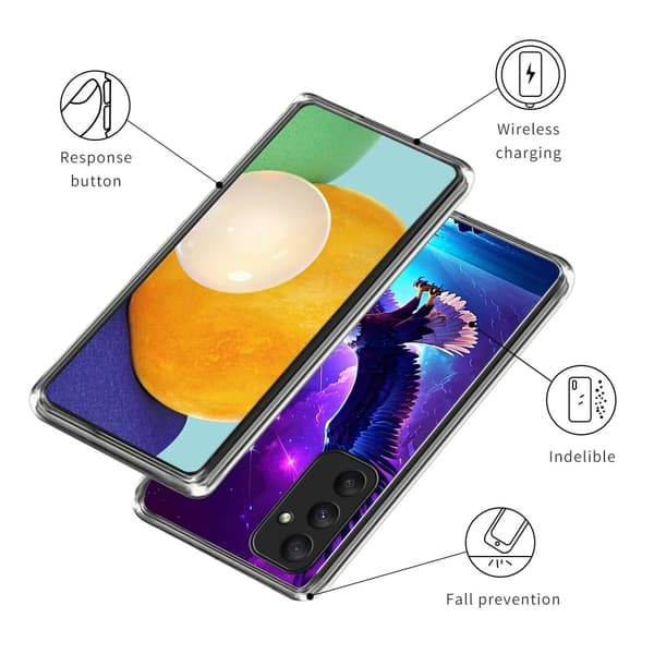Deco Samsung Galaxy A35 deksel - Flygende Ørn Blue