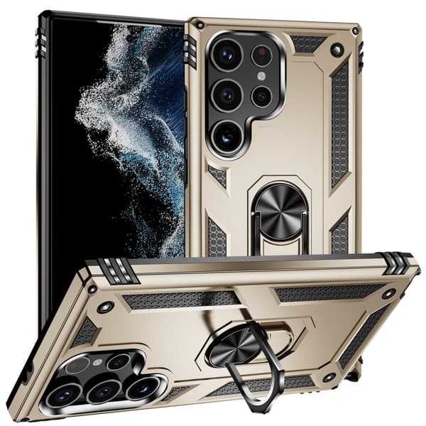 Bofink Combat Samsung Galaxy S24 Ultra deksel - Gull Gold