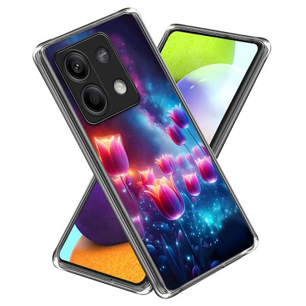 Vibe Xiaomi Redmi Note 13 4G cover - Drømmende Blomster Multicolor