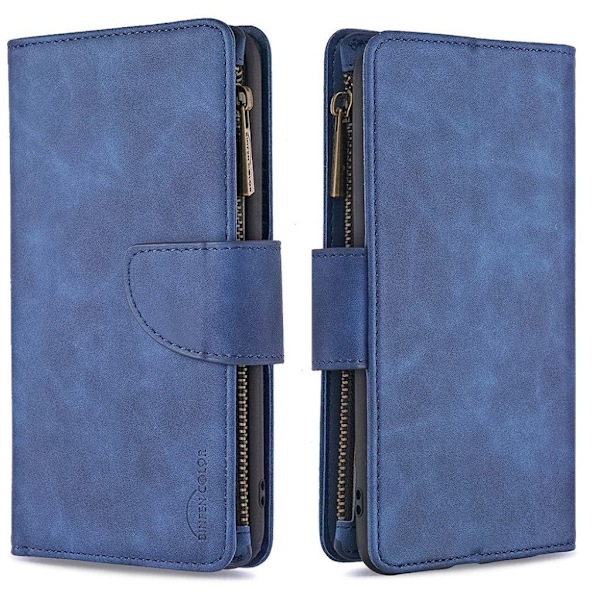 Premium Wallet iPhone 12 Pro / iPhone 12 etui - Blå Blue