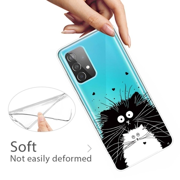 Deco Samsung Galaxy A52 5G skal - Två Katter Svart