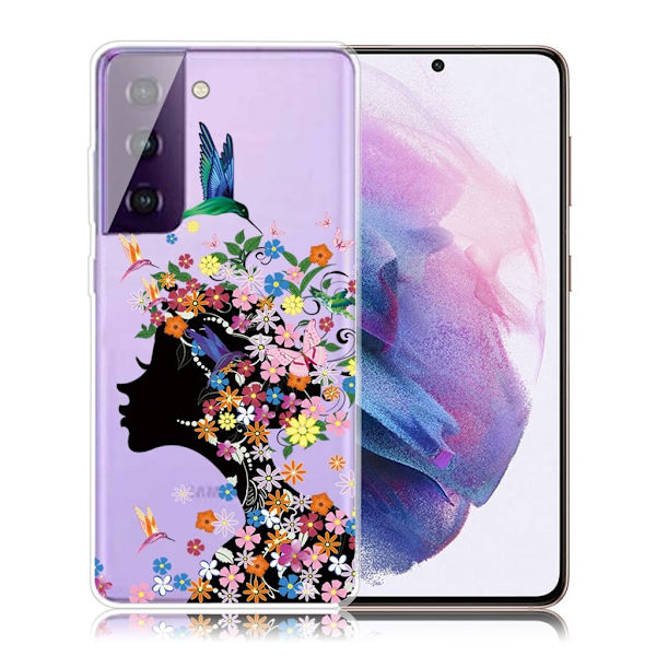 Deco Samsung Galaxy S21 FE Etui - Beauty Multicolor