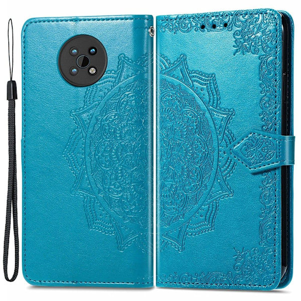 Mandala Nokia G50 Flip Etui - Blå Blue