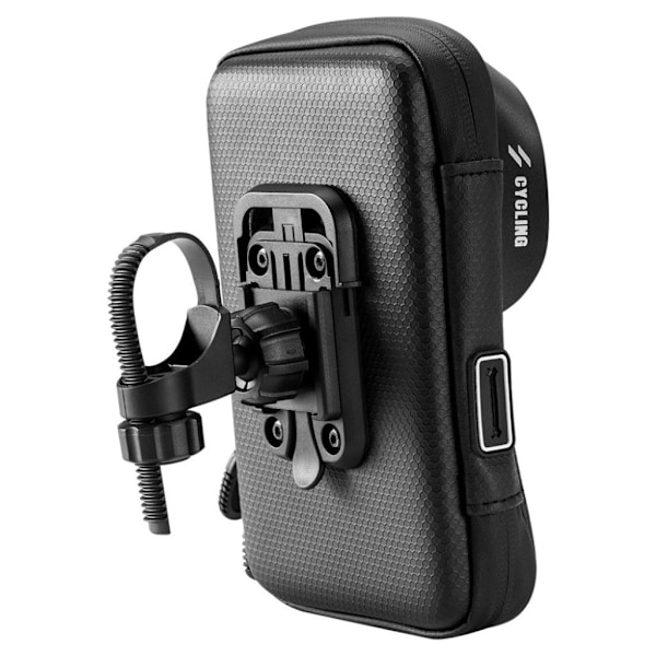 SZ-B17-3 Universal vandtæt cykelstyrtaske til 5,8" smartphone Black