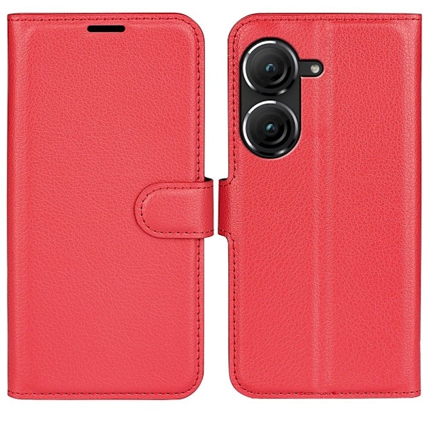 Classic ASUS Zenfone 9 Flippetui - Rød Red