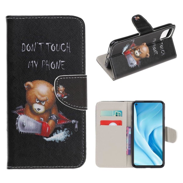 Wonderland Xiaomi Mi 11 Lite 5G / Mi 11 Lite Flip Etui - Bjørn Black