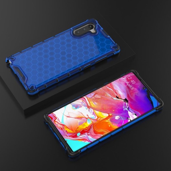 Bofink Honeycomb Samsung Galaxy Note 10 skal - Blå Blå