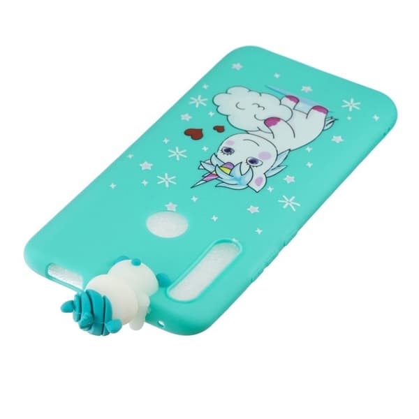 Cute 3D Huawei P Smart Z skal - Grön Grön