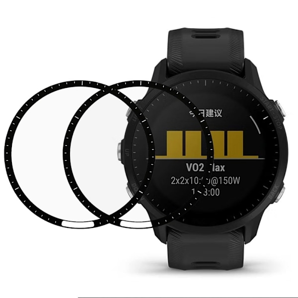 2Pcs Garmin Forerunner 955 HD clear screen protector Transparent