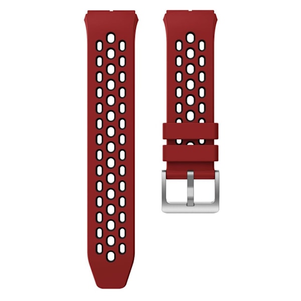 Huawei Watch GT 2e dobbeltfarvet silikoneurrem - Rød / Sort Red