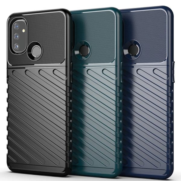 Thunder OnePlus Nord N100 Etui - Svart Black