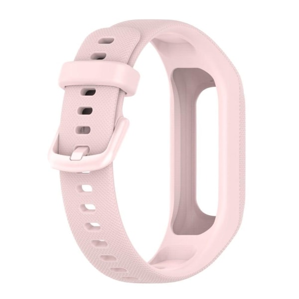 Garmin Vivosmart 5 textured silicone watch strap - Pink Pink