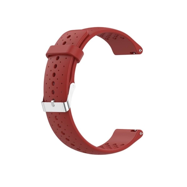 Polar Grit X / Vantage M / M2 breathable silicone watch strap - Red