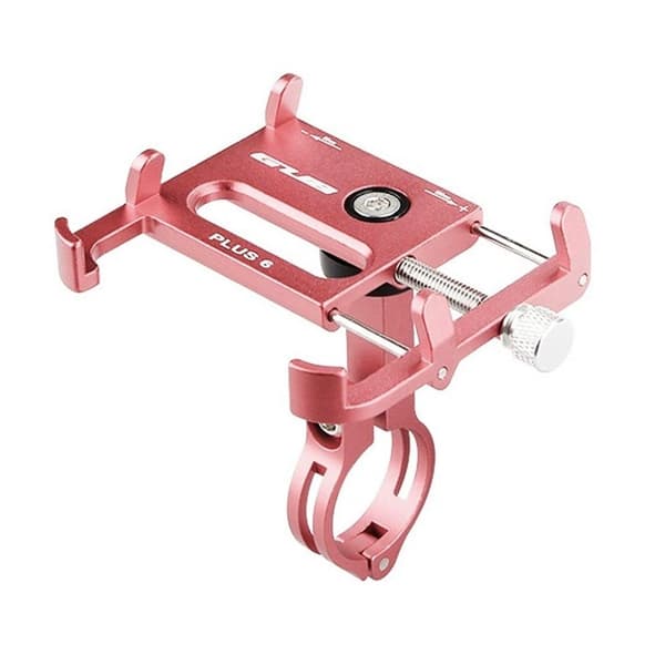 GUB PLUS 6 telefonholder til cykelmontering i aluminium - Rødguld Pink