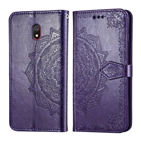Mandala Xiaomi Redmi 8A etui - Lilla Purple