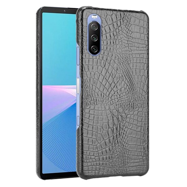 Croco Etui Sony Xperia 10 Iii - Sort Black