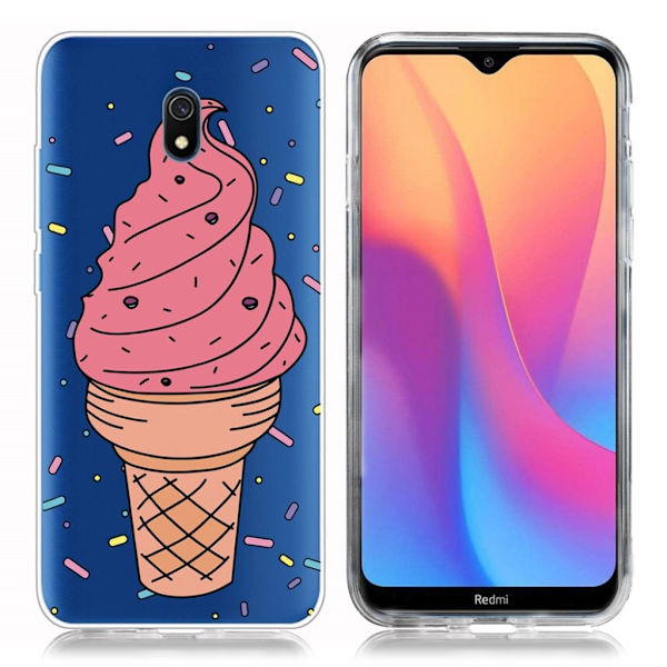 Deco Xiaomi Redmi 8A kotelot - Jäätelö Pink