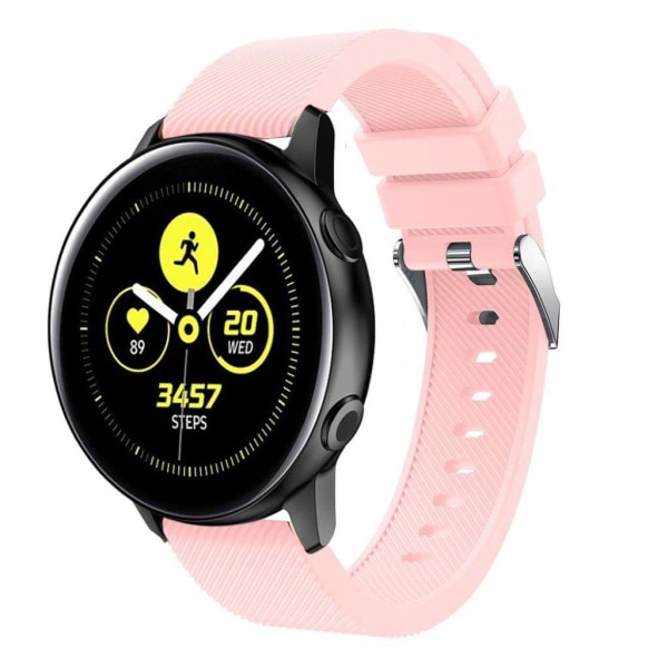Samsung Galaxy Watch Active (20mm) klockarmband av silikon - Ros Rosa