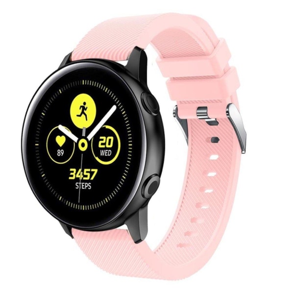 Samsung Galaxy Watch Active (20mm) klockarmband av silikon - Rosa Rosa