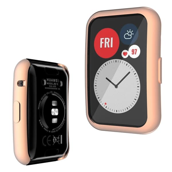 Huawei Watch Fit enkelt skydd - Roséguld Rosa