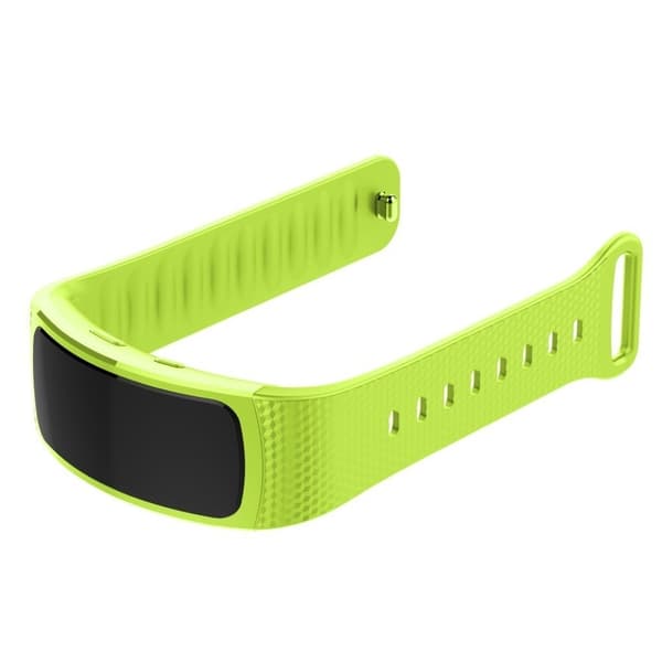Samsung Gear Fit2 silikone-urrem - Grøn Størrelse: L Green