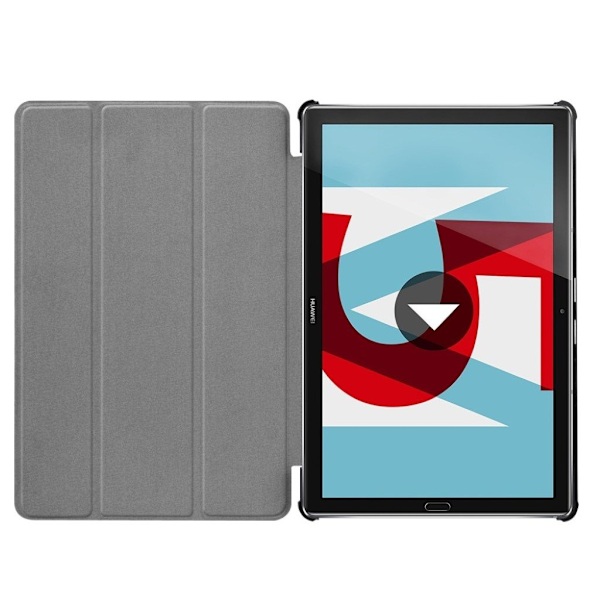 Huawei MediaPad M5 10 trendikäs suojakotelo - Musta Black