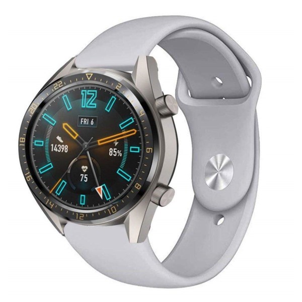 Huawei Watch GT / Watch Magic silikoneurrem - grå Silver grey