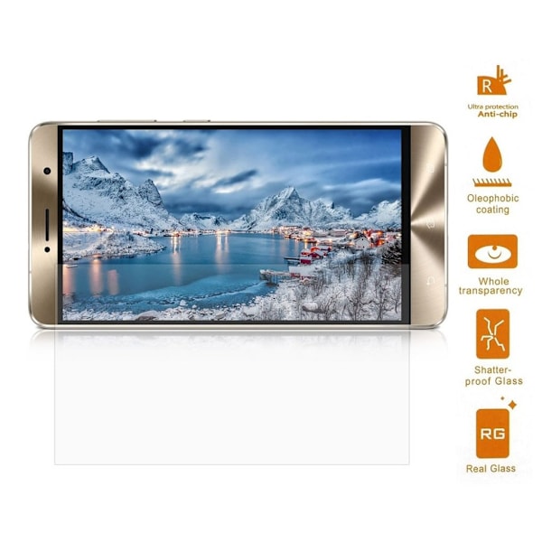 Asus Zenfone 3 Deluxe ZS550KL temperoitu suojalasi näytölle Transparent