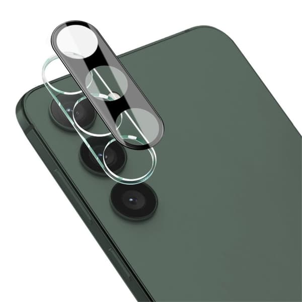 IMAK Samsung Galaxy S24 Plus kameraskydd i glas och akryl Transparent