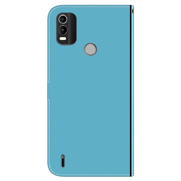 Mirror Nokia C21 Plus flip case - Sininen Blue