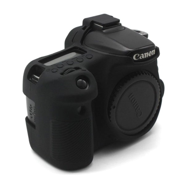 Canon EOS 7D silikoninen kamerakotelo - Musta Black