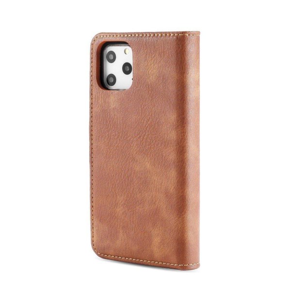 DG.MING iPhone 11 Pro Max 2-in-1 Wallet kotelot - Ruskea Brown