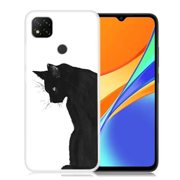 Deco Xiaomi Redmi 9C Etui - Sort kat White