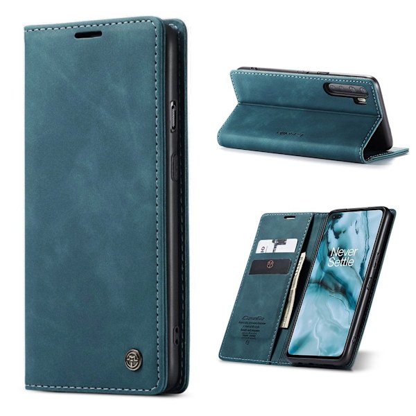 CaseMe OnePlus Nord vintage-kotelo - Vihreä Green