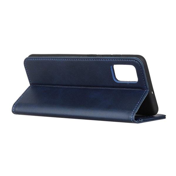 Wallet-style ægte Læder Flipcase til Oneplus 9 Pro - Blå Blue