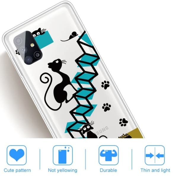 Deco Samsung Galaxy M51 kotelot - Portaat Black