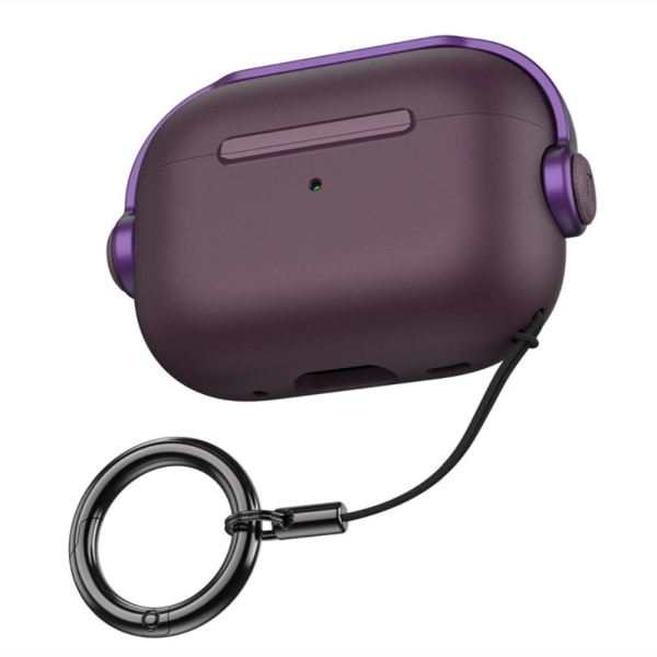 AirPods Pro 2 dual color headset style case with strap - Purple Purple